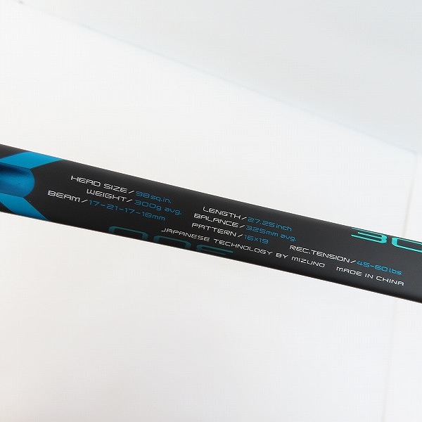 実際に弊社で買取させて頂いた(2)【未使用】MIZUNO/ミズノ C TOUR 300/Cツアー 300 硬式 テニスラケットの画像 5枚目