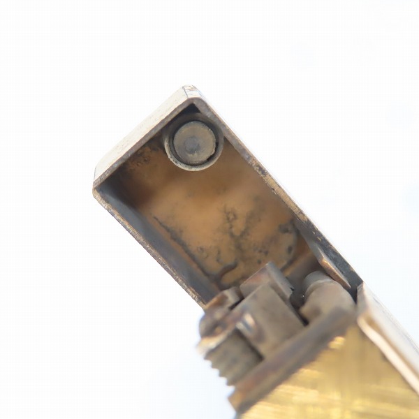 実際に弊社で買取させて頂いたdunhill/ダンヒル サイドローラー ガスライター ゴールドの画像 6枚目