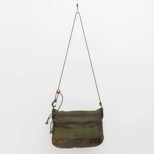 実際に弊社で買取させて頂いたBRIEFING/ブリーフィング SACOCHE S SL PACKABLE/サコッシュ S SL パッカブル ショルダーバッグ BRM182201の画像 2枚目