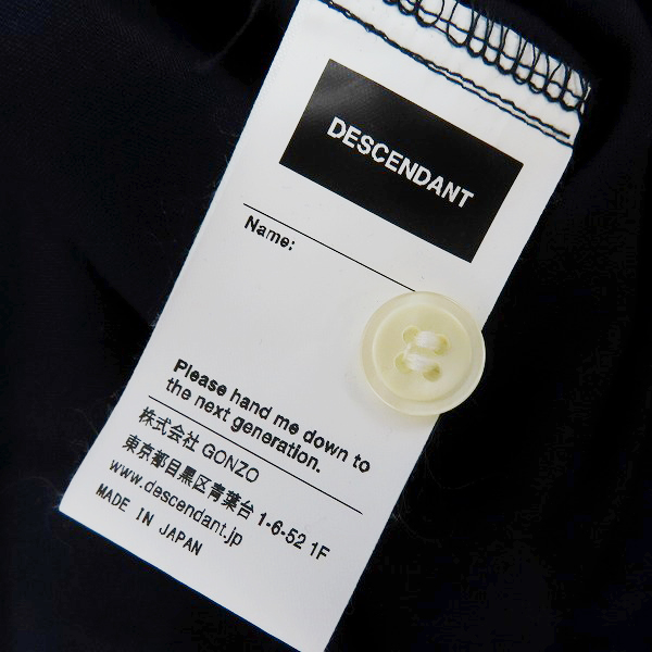 実際に弊社で買取させて頂いたDESCENDANT/ディセンダント 刺繍 開襟シャツ/2の画像 3枚目