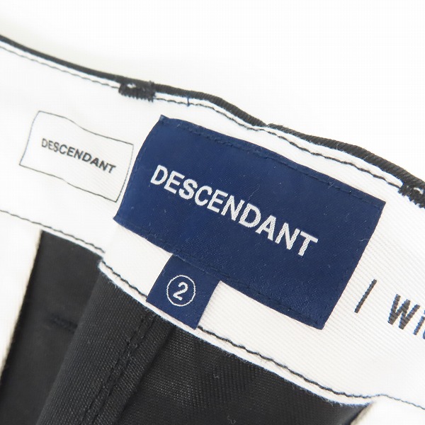 実際に弊社で買取させて頂いたDESCENDANT/ディセンダント ワイド スラックス ワークパンツ/2の画像 3枚目