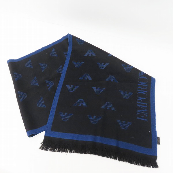 実際に弊社で買取させて頂いたEMPORIO ARMANI/エンポリオアルマーニ ウール マフラー