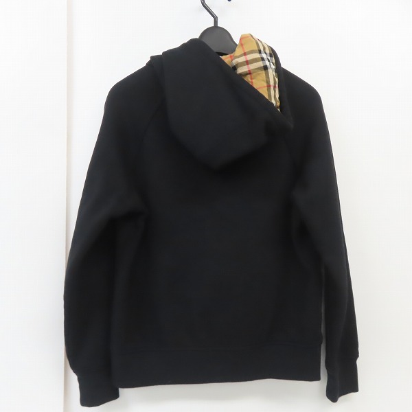 実際に弊社で買取させて頂いたBURBERRY/バーバリー フード付き ジップアップパーカー 8018112/XSの画像 1枚目