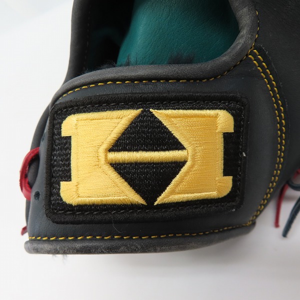 実際に弊社で買取させて頂いたHI-GOLD/ハイゴールド 軟式 右投げ 一塁手 ファーストミット CF-773の画像 6枚目