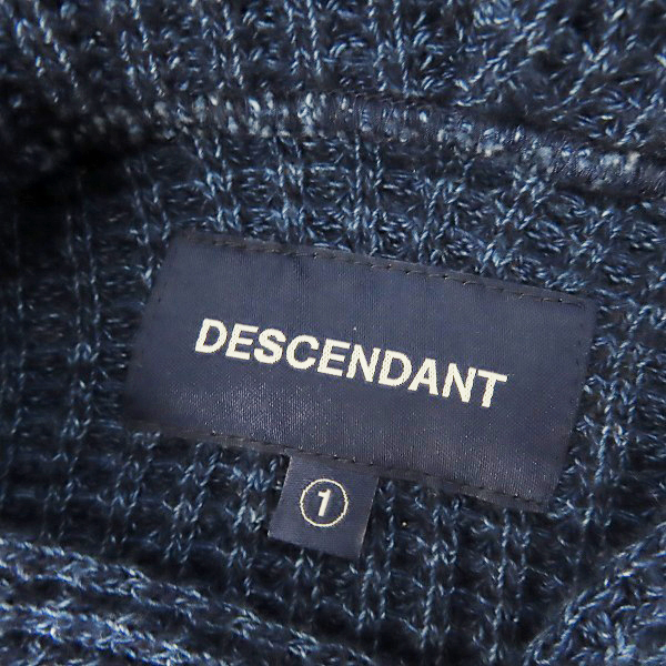 実際に弊社で買取させて頂いたDESCENDANT/ディセンダント クジラロゴ サーマル プルオーバー パーカー/1の画像 2枚目