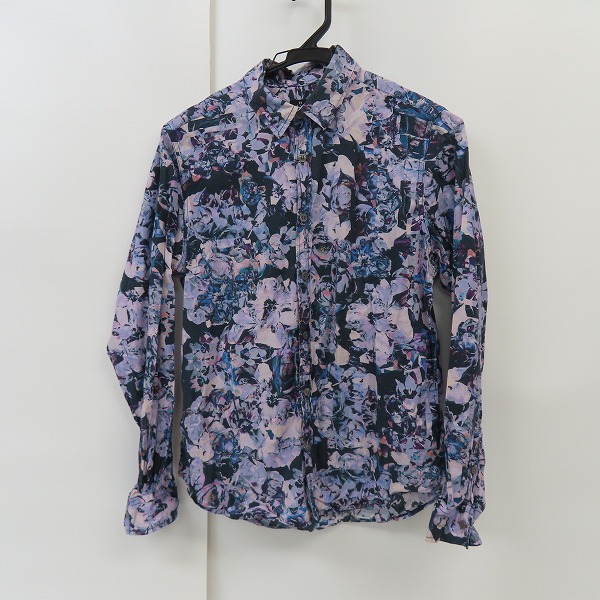 実際に弊社で買取させて頂いたPS Paul Smith/ピーエスポールスミス 総柄/フラワー柄/花柄  長袖シャツ 233610/M