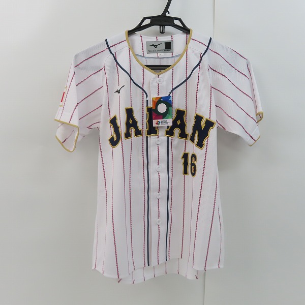 実際に弊社で買取させて頂いた【未使用】MIZUNO/ミズノ 2023 WORLD BASEBALL CLASSIC/WBC 日本代表/侍ジャパン レプリカユニフォーム 大谷翔平 #16/JFの画像 0枚目