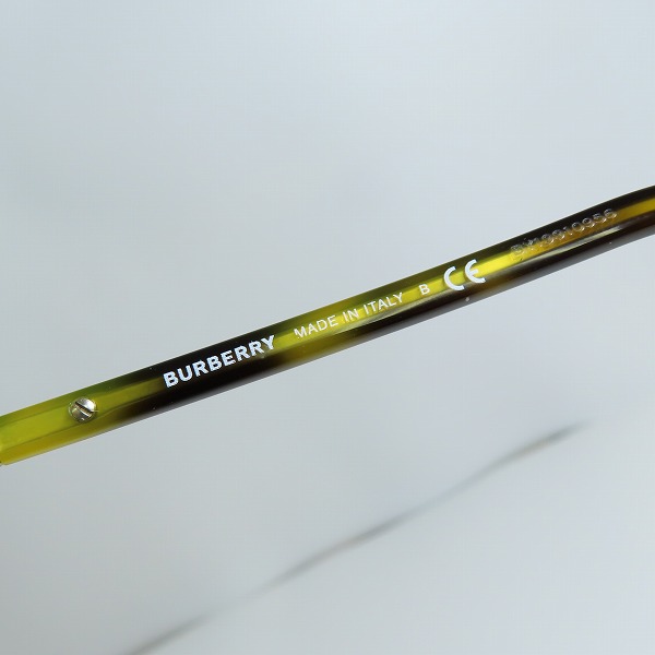 実際に弊社で買取させて頂いたBurberry/バーバリー サイドチェック メガネフレーム/アイウェア/B2338-Fの画像 5枚目