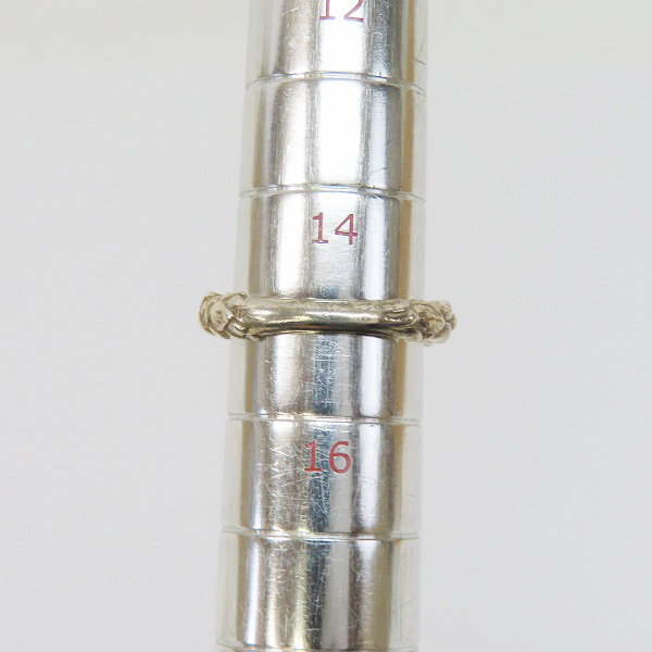 実際に弊社で買取させて頂いたBloody Mary/ブラッディマリー スノードロップリング w/3ダイヤ 15号の画像 7枚目