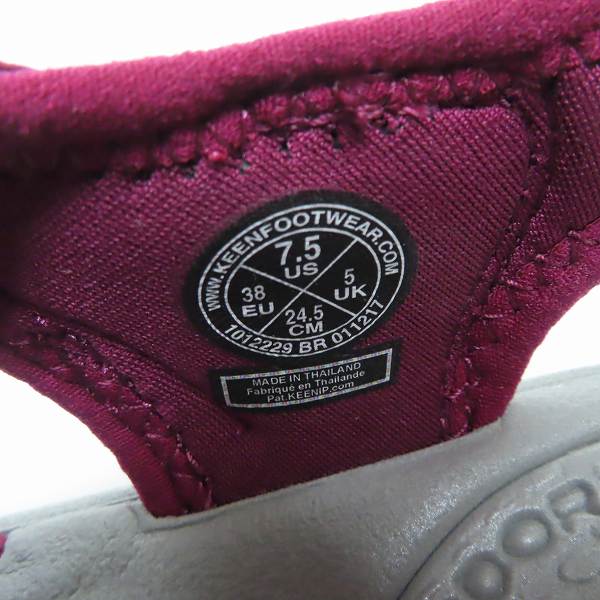 実際に弊社で買取させて頂いたKEEN/キーン WHISPER WOMEN/ウィスパー サンダル 1012229/24.5の画像 5枚目