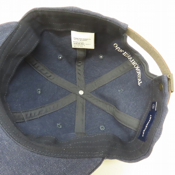 実際に弊社で買取させて頂いたDESCENDANT/ディセンダント OUR ENVIRONMENT キャップ 帽子/Ｆの画像 4枚目