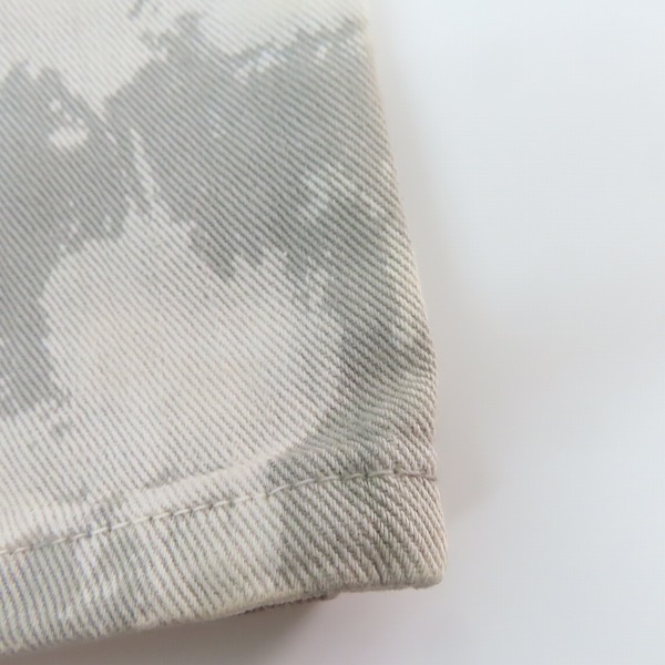 実際に弊社で買取させて頂いたMM6 Maison margiela/マルタンマルジェラ ブリーチ加工 スキニーパンツ S32LA0072 38の画像 6枚目