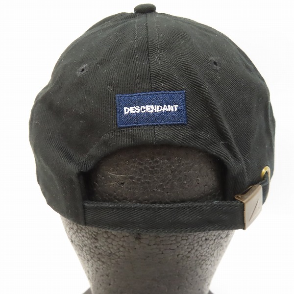 実際に弊社で買取させて頂いたDESCENDANT/ディセンダント ブラック/キャップ 帽子/Ｆの画像 2枚目