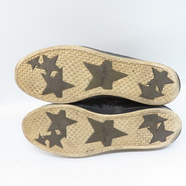 実際に弊社で買取させて頂いたJIMMY CHOO/ジミーチュウ レオパード柄 ハイカットスニーカー/40.5の画像 2枚目