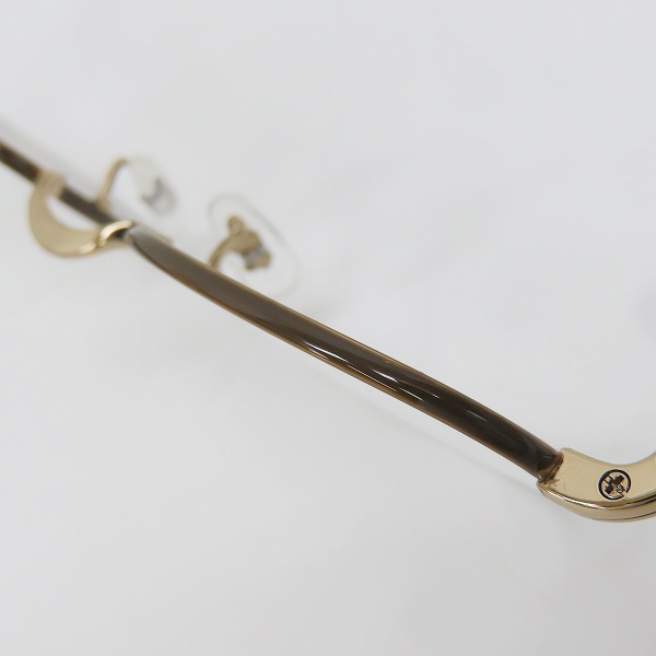 実際に弊社で買取させて頂いたPaul Smith/ポールスミス GDOL Titanium 度入り メガネ/アイウェア PSE-1010の画像 8枚目