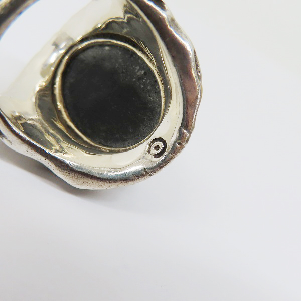 実際に弊社で買取させて頂いた【カスタム】ALEX STREETER/アレックスストリーター エンジェルハートリング アバロンシェルwアクアマリン 17号の画像 6枚目