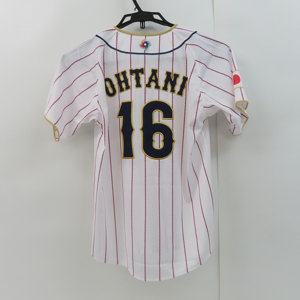 実際に弊社で買取させて頂いた【未使用】MIZUNO/ミズノ 2023 WORLD BASEBALL CLASSIC/WBC 日本代表/侍ジャパン レプリカユニフォーム 大谷翔平 #16/JFの画像 1枚目