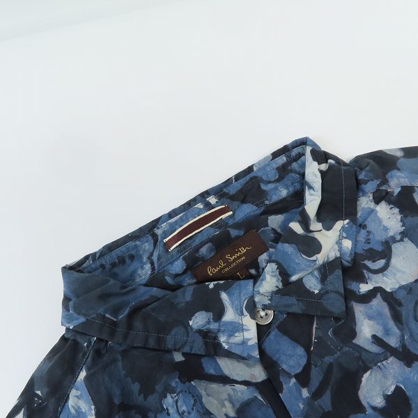 実際に弊社で買取させて頂いたPaul Smith COLLECTION/ポールスミスコレクション フラワーデザイン ロングスリーブシャツ/Ｌの画像 4枚目