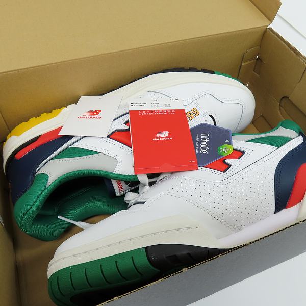 実際に弊社で買取させて頂いたNEW BALANCE/ニューバランス マルチカラー ローカットスニーカー BB550CL1/28.5の画像 6枚目