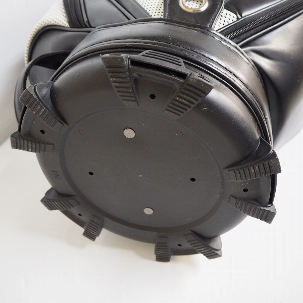 実際に弊社で買取させて頂いたle coq sportif/ルコック スポルティフ XQQ1196GP 6分割キャディバッグ ブラック の画像 8枚目