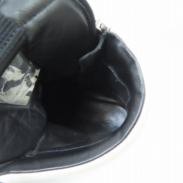 実際に弊社で買取させて頂いたRICK OWENS/リックオウエンス GEOBASKET ジオバスケット ハイカットスニーカー/43の画像 4枚目