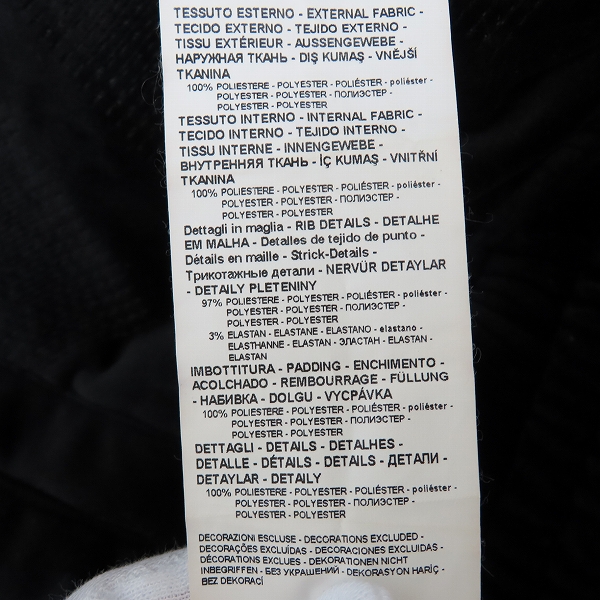 実際に弊社で買取させて頂いた【JPタグ】EMPORIO ARMANI/エンポリオアルマーニ ロゴ刺繍 リバーシブルボンバージャケット 6Z1BP7 1NGLZ/46の画像 6枚目