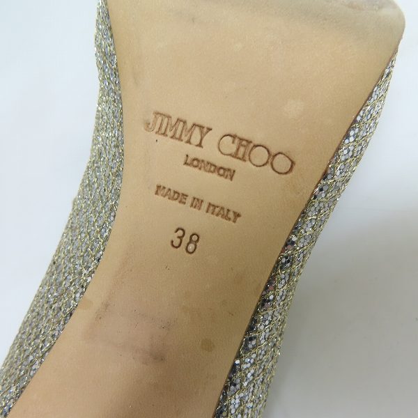 実際に弊社で買取させて頂いたJIMMY CHOO/ジミーチュウ パンプス ヒール 38の画像 5枚目