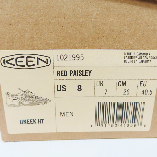 実際に弊社で買取させて頂いたKEEN/キーン UNEEK Hybrid Technology/ユニーク エイチティー/1021995/26の画像 8枚目