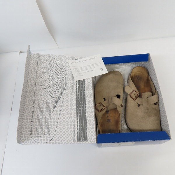 実際に弊社で買取させて頂いたBIRKENSTOCK/ビルケンシュトック BOSTON BS/ボストン サンダル スウェード 0560771/42の画像 7枚目