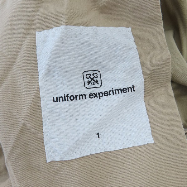 実際に弊社で買取させて頂いたuniform experiment/ユニフォームエクスペリメント バックロゴ チノパンツ UE-170042/1の画像 3枚目