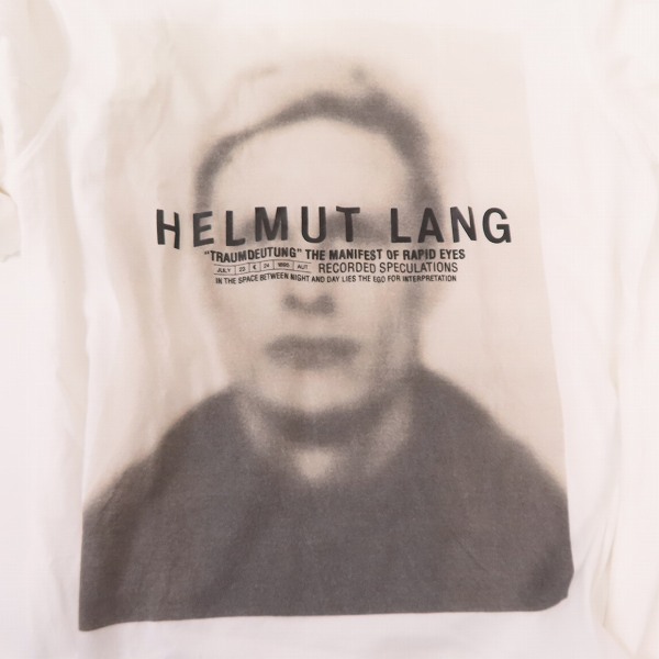 実際に弊社で買取させて頂いたHELMUT LANG/ヘルムートラング プリント 半袖 Tシャツ/Sの画像 7枚目