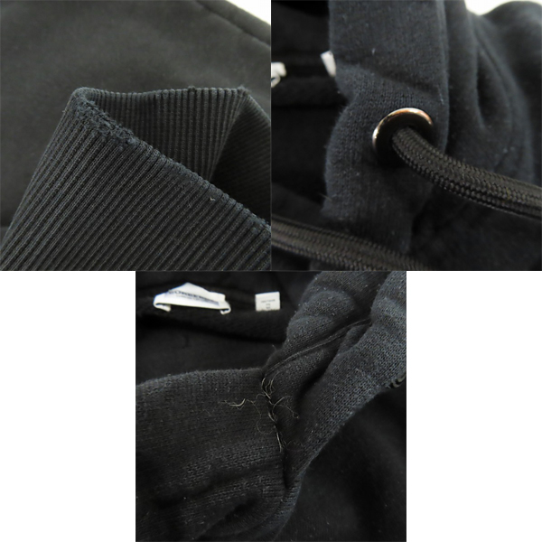 実際に弊社で買取させて頂いたBURBERRY/バーバリー 21AW アームロゴ刺繍 スウェットプルオーバーパーカー 8042699/XLの画像 9枚目
