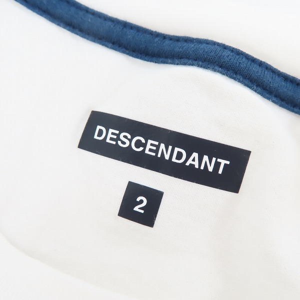 実際に弊社で買取させて頂いたDESCENDANT/ディセンダント クジラロゴ 半袖 Tシャツ カットソー ホワイト/2の画像 2枚目