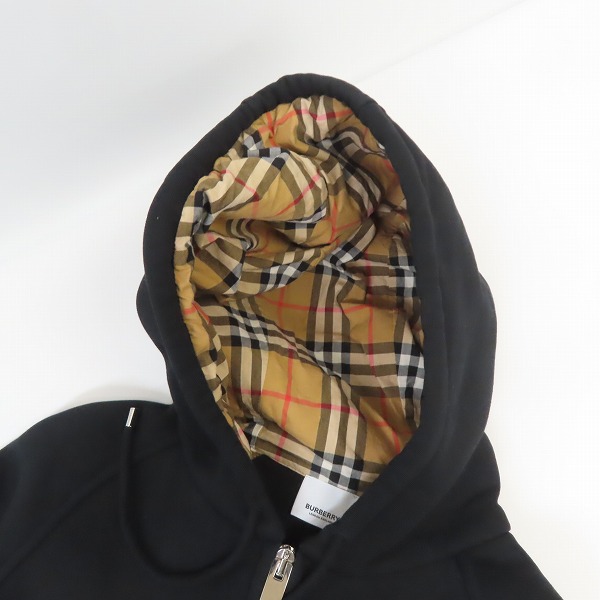 実際に弊社で買取させて頂いたBURBERRY/バーバリー フード付き ジップアップパーカー 8018112/XSの画像 6枚目