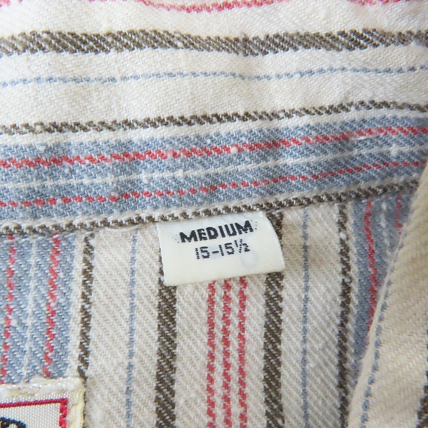 実際に弊社で買取させて頂いたSUGAR CANE/シュガーケーン ネルシャツ SC23901/Mの画像 3枚目