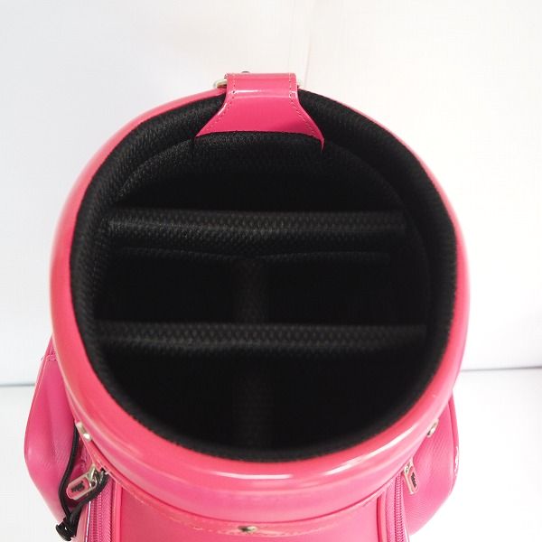 実際に弊社で買取させて頂いたTitleist/タイトリスト レディース ゴルフ 5分割キャディバッグ ピンクの画像 3枚目
