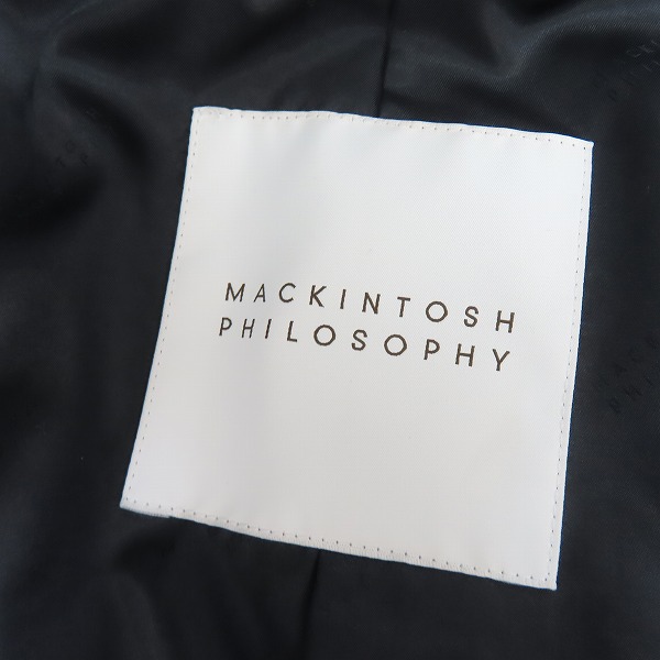 実際に弊社で買取させて頂いたMACKINTOSH PHILOSOPHY/マッキントッシュ フィロソフィー/カシミア ウールチェスターコート/40の画像 2枚目