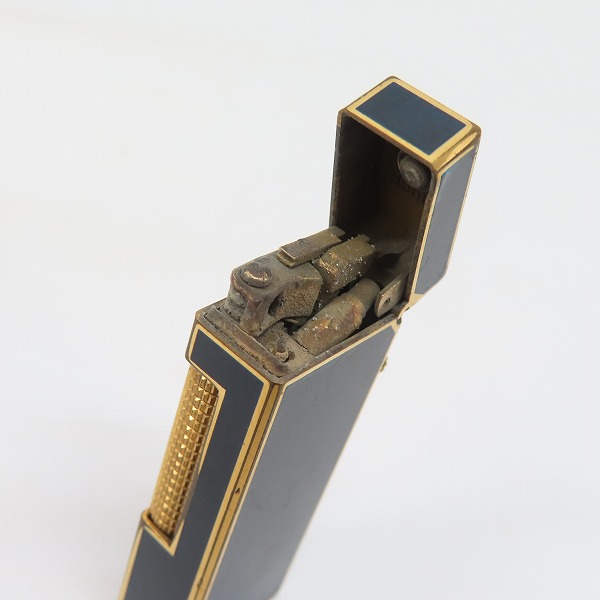 実際に弊社で買取させて頂いたdunhill/ダンヒル サイドローラー ガスライター ブラック/ゴールドの画像 4枚目