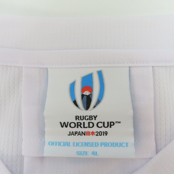 実際に弊社で買取させて頂いたcanterbury/カンタベリー RWC2019 JAPAN PRACTICE SLEEVELESS TEE/タンクトップ VWT39506/4Lの画像 2枚目