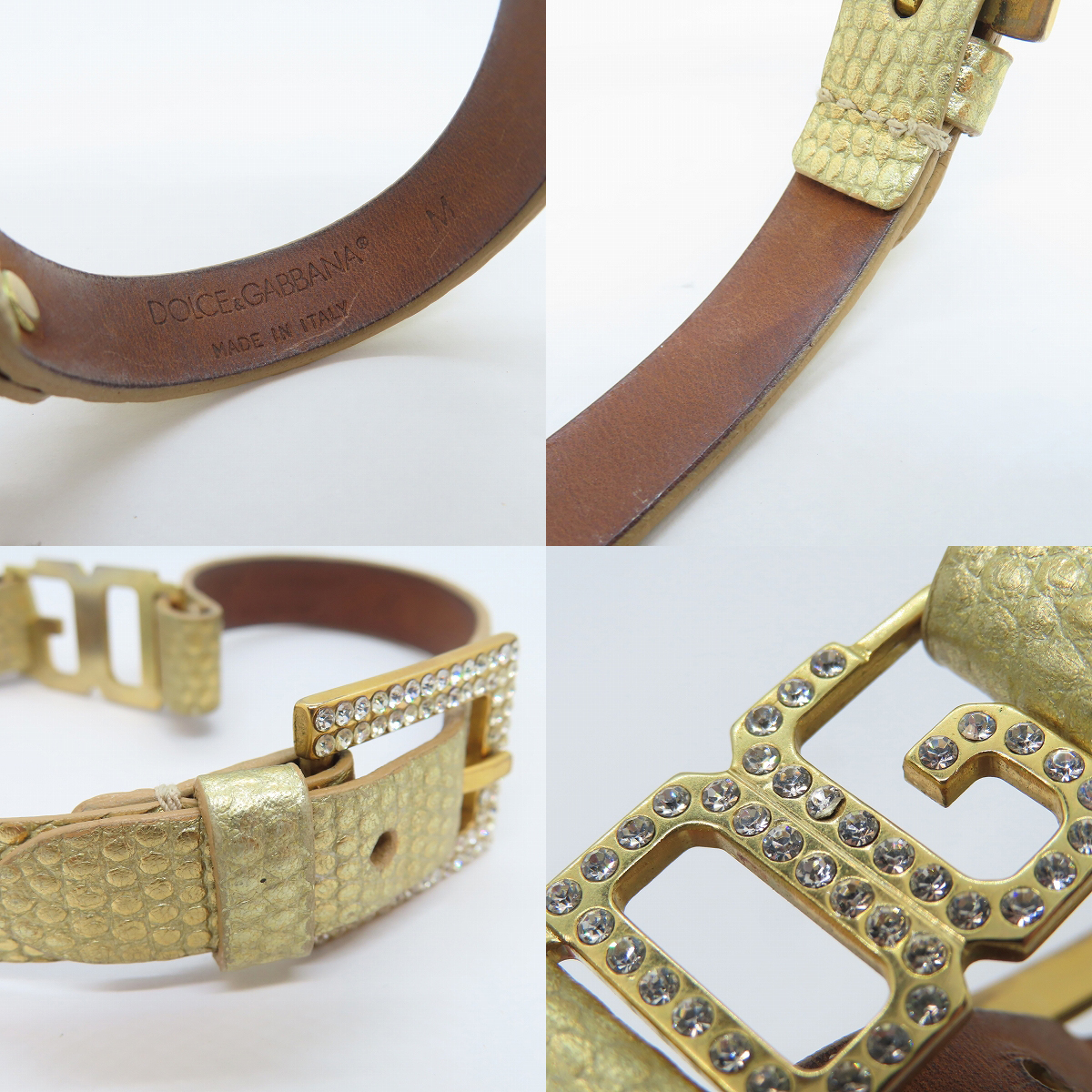 実際に弊社で買取させて頂いたBVLGARI/ブルガリ Dolce & Gabbana/ドルチェ＆ガッバーナ レザーブレスレット/チョーカー/チャーム 3点セットの画像 3枚目