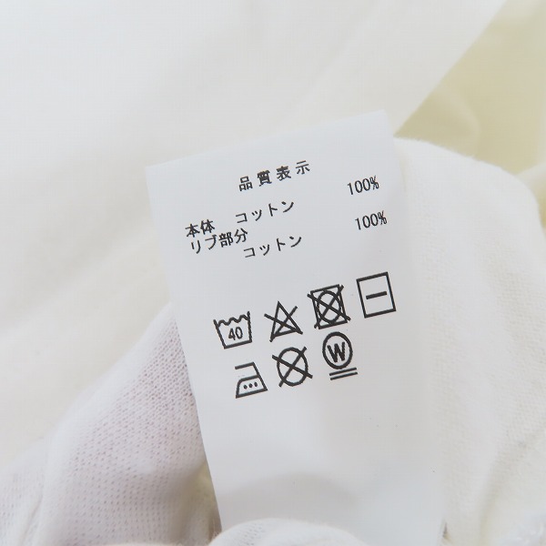 実際に弊社で買取させて頂いたDESCENDANT/ディセンダント クジラロゴ 半袖 Tシャツ カットソー ホワイト/2の画像 3枚目