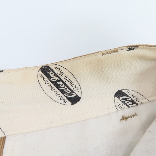 実際に弊社で買取させて頂いたCALEE/キャリー チノパンツ Lの画像 7枚目