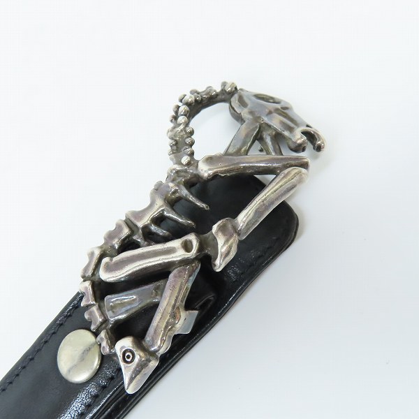 実際に弊社で買取させて頂いたALEX STREETER/アレックスストリーター ゴーストライダーバックルレザーベルトの画像 1枚目