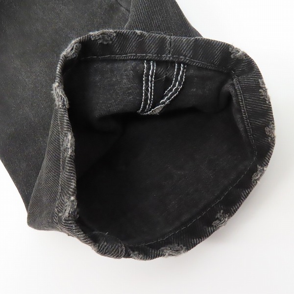 実際に弊社で買取させて頂いた【難有り】DIESEL BLACK GOLD/ディーゼルブラックゴールド ボタンフライ デニムパンツ W28の画像 8枚目