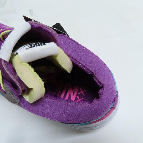 実際に弊社で買取させて頂いた(1)NIKE×KAWS×SACAI/ナイキ×カウズ×サカイ BLAZER LOW/ブレーザー ロー DM7901-500/27.5の画像 4枚目