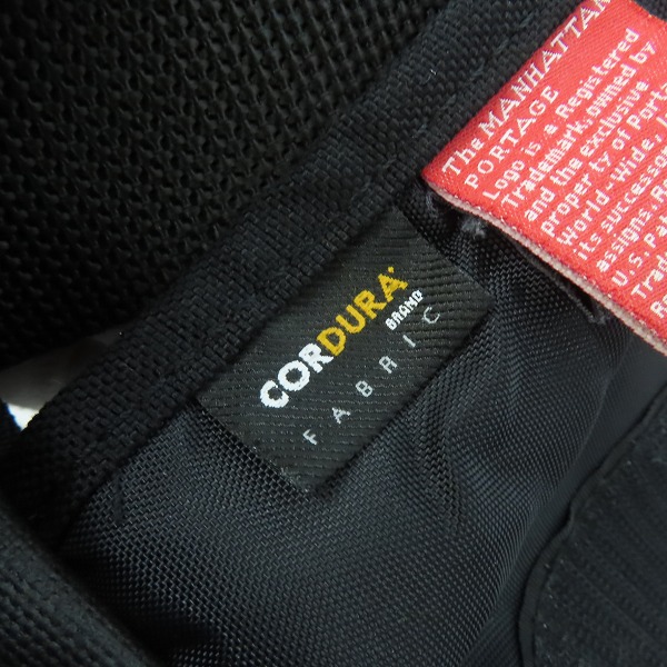実際に弊社で買取させて頂いたManhattan Portage/マンハッタンポーテージ CORDURA  Messenger Bag/メッセンジャーバッグ/ショルダーバッグ ブラックの画像 6枚目