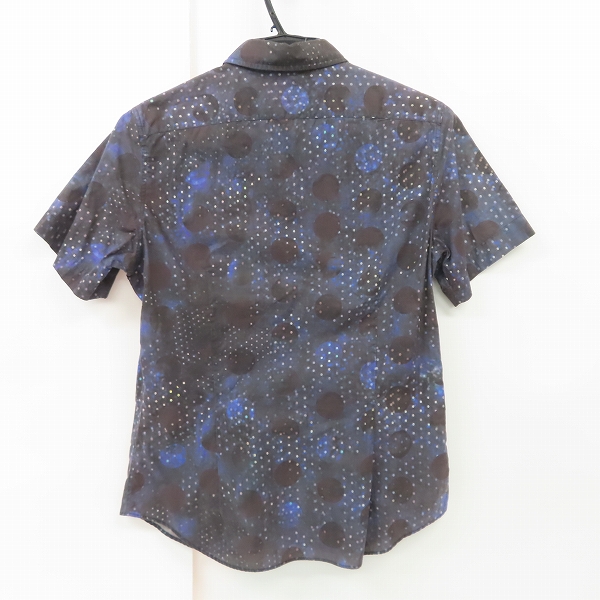 実際に弊社で買取させて頂いたPS Paul Smith/ポールスミス 半袖コットンシャツ ドット柄 PP-WR-87332/Mの画像 1枚目