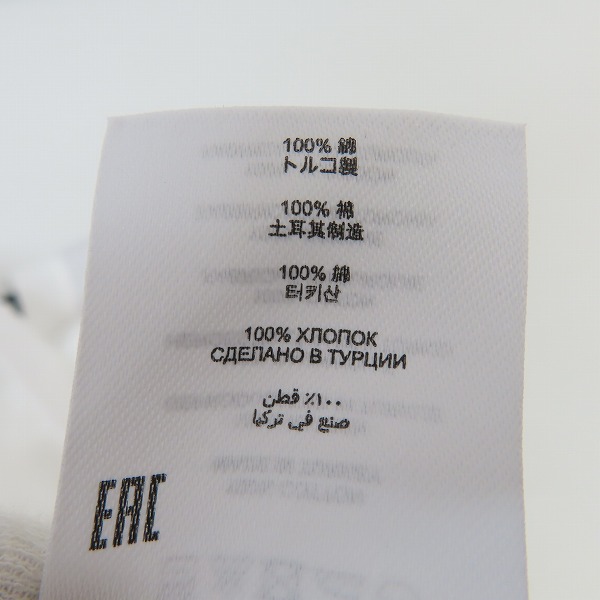 実際に弊社で買取させて頂いたDRIES VAN NOTEN/ドリスヴァンノッテン 半袖Tシャツ ホワイト/XLの画像 3枚目