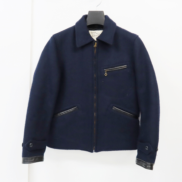 実際に弊社で買取させて頂いたSUGAR CANE/シュガーケーン 30oz. WOOL MELTON SPORTS JACKET ウール ジャケット SC13670/36
