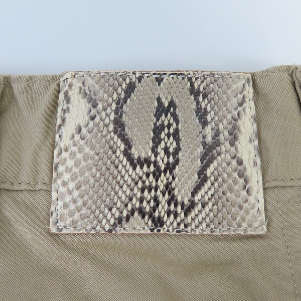 実際に弊社で買取させて頂いたuniform experiment/ユニフォームエクスペリメント バックロゴ チノパンツ UE-170042/1の画像 5枚目